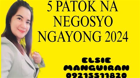 magandang negosyo ngayong 2024